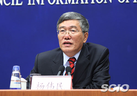 中央财经领导小组办公室副主任杨伟民（刘健 摄）