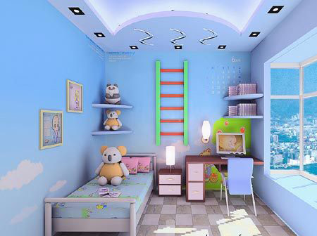 儿童房设计六种主色调的不同妙用 (5)