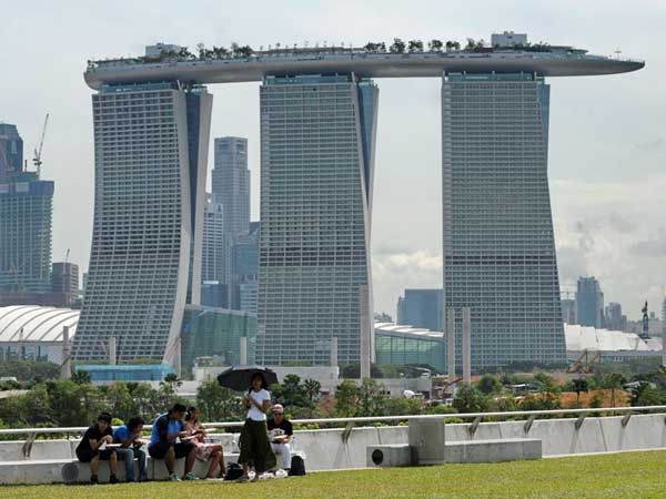 新加坡滨海湾金沙娱乐城即将完工 有望成新地